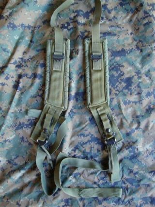 Usmc Army Military Surplus Alice Medium Large Backpack Qr Shoulder Straps Gi