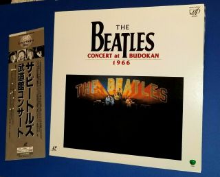 The Beatles Live In Budokan 1966 Laser Disc Japanese Import With Inserts Apple