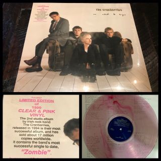 The Cranberries No Need To Argue Lp Clear/pink Vinyl Dolores O’riordan