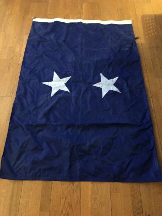 Vintage Us Navy Rear Admirals Flag Size 6 Eligible For Command At Sea
