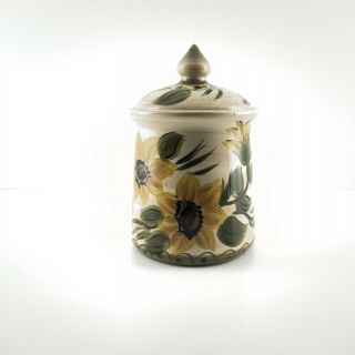 Whole Home Provencial Garden Tuscan Sunflower Canister Flour Coffee