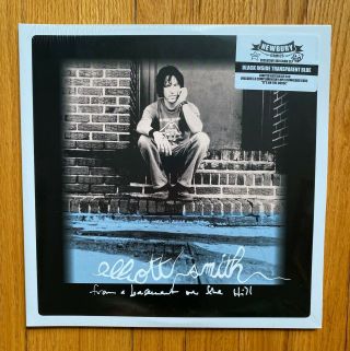 Newbury Comics Elliot Smith From A Basement On The Hill Black In Blue Lp