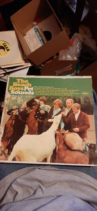 The Beach Boys " Pet Sounds " 1966 Capitol Records T - 2458 Mono Psych Rock Lp