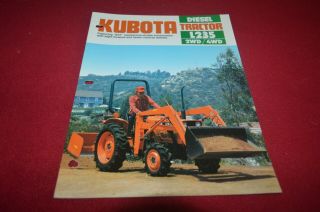 Kubota L235 Tractor Dealer Brochure Wsva