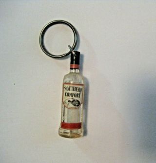 Unusual Vintage Southern Comfort Whiskey Advertising Bottle Keychain L@@k
