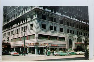 Illinois Il Chicago Downtown La Salle Hotel Postcard Old Vintage Card View Post