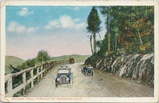 Wb Postcard,  Old Cars On The Mohawk Trail,  Through The Berkshire Hills