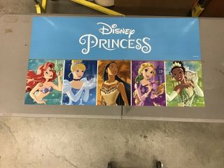 Disney Princess Toys R Us Store Display Sign 48x12 (2 Pack) Double Sided