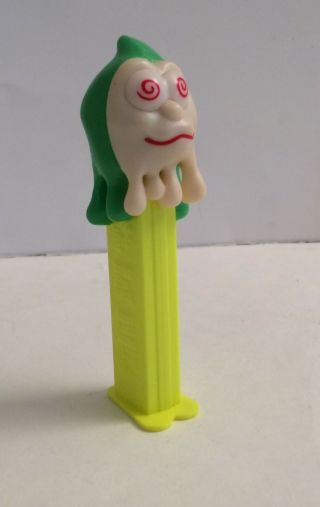 Vintage 1998 Pez Dispenser Made In Slovenia Slimy Sid Ghost