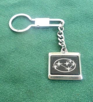 Vintage 1980s Subaru Keychain Key Ring