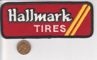 Vtg Hallmark Tires Patch - Red - Garage Road Auto Wheel Car Truck Van - Glastonbury Ct