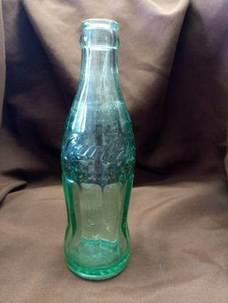 Vtg Coca Cola Hobble Skirt Glass Bottle Galesburg Ill