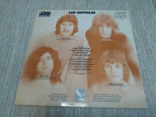 Led Zeppelin 1 Ist LP 1969 Red/Maroon Atlantic 588 171 Warner Bros Credit EX 2