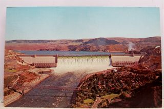 Washington Wa Grand Coulee Dam Crown Point Postcard Old Vintage Card View Post
