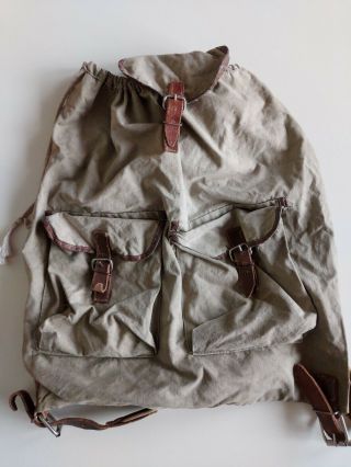 Vintage Army Backpack Bag Ussr
