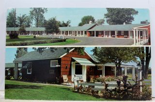 York Ny Massena Stories Village Motel Postcard Old Vintage Card View Post Pc