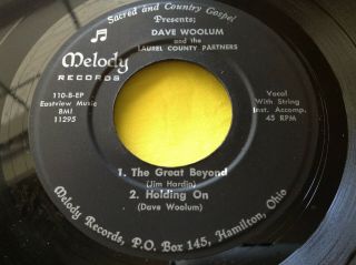 Rare Ohio Bluegrass Ep 45 : Dave Woolum The Great Beyond Melody 110