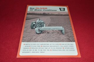 Oliver Tractor 437 Mower Conditioner Haybine Dealer 