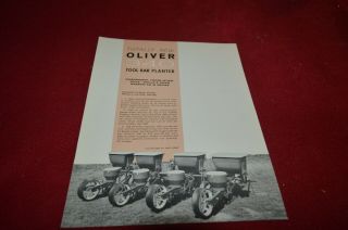 Oliver Tractor 340 Planter Dealer 