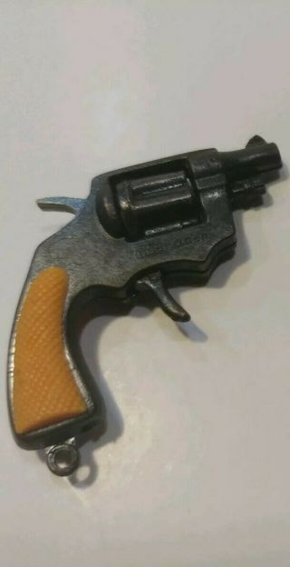 Vintage Keychain 38 Special Revolver Mini Cap Guns,  Key Chain