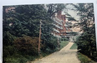 York Ny Dansville Jackson Health Resort North Approach Postcard Old Vintage