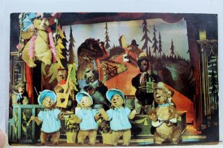 Walt Disney World Country Bear Jamboree Grizzly Hall Frontierland Postcard Old