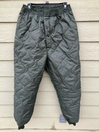 Us Air Force Usaf Flyers Cwu - 9/p Quilted Liner Pants - Size: Large