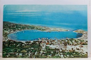 North Carolina Nc Ocracoke Island Village Harbor Postcard Old Vintage Card View