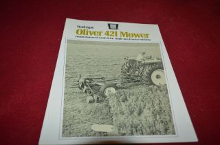 Oliver Tractor 421 Mower Dealer 