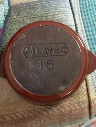 Vintage Lavec 15 Cast Iron/enamel Baking Dish