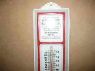 Vintage Nation - Wide Horse Transport Company Thermometer 2