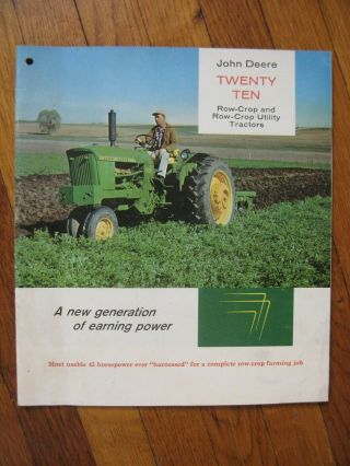 John Deere 2010 Row Crop Tractor Brochure