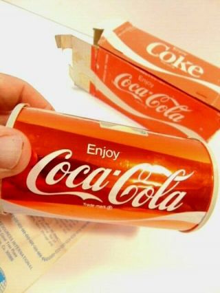 Older Coca - Cola Can Shaped Advertising Radio