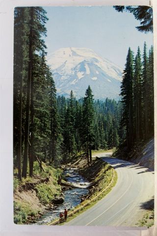 Washington Wa Mt St Helens Highway Postcard Old Vintage Card View Standard Post