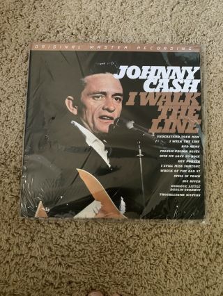 Johnny Cash I Walk The Line Mobile Fidelity Mfsl Vinyl Lp No Seam Splits