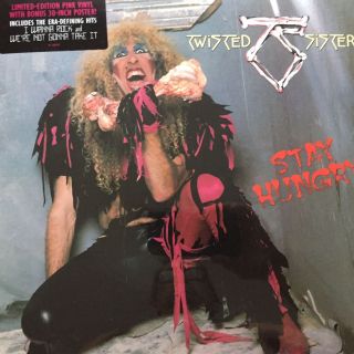 Twisted Sister - Stay Hungry (ltd.  Pink Vinyl,  30 - Inch Poster),  1984 Atlantic