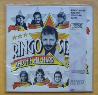 Beatles Ringo Starr And His All - Starr Band Lp Clear Vinyl Factory
