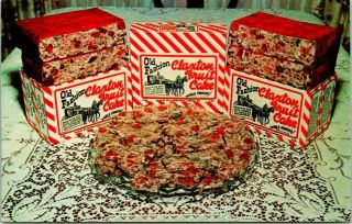 C41 - 0241,  Old Fashioned Claxton Fruit Cake,  Advertisement Postcard.