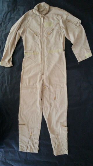 Vintage Military Air Crew Coveralls Jumpsuit Flight Suits Ltd Made In Usa 40 Xl