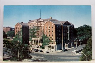 York Ny Schenectady Van Curler Hotel Postcard Old Vintage Card View Standard