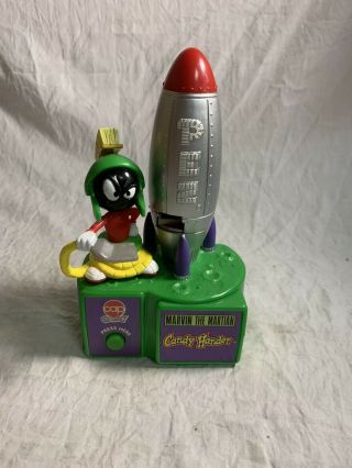 1998 Marvin The Martian Candy Hander Battery Operated Pez Dispenser Looney Tunes