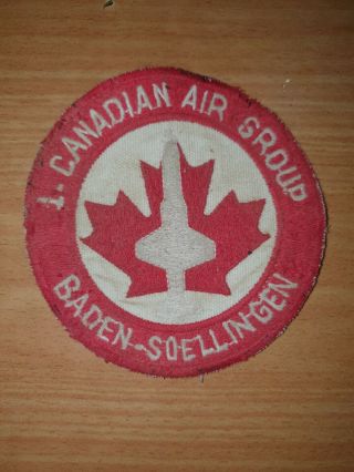 F - 104 Starfighter Rcaf 1 Cag Royal Canadian Airforce Patch
