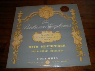 Columbia Sax 2364 Stereo 1ed B/s/beethoven Symphony No.  3 Klemperer Nm