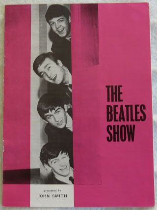 The Beatles Show 1963 Uk Tour Programme