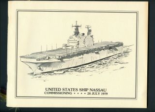 Uss Nassau Lha 4 Commissioning Navy Ceremony Program