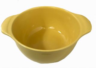 Gates Ware Ceramic Yellow 3 Qt 2.  8 Ltr Mixing Serving Bowl