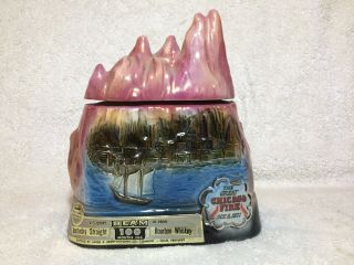 1971 The Great Chicago Fire 1871 Jim Beam Empty Decanter Whiskey Bottle
