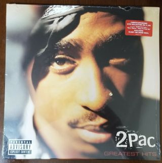 2pac Greatest Hits 4 Lp Clear Vinyl 2018 Us Rap/hip Hop