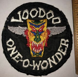 Us Air Force “voodoo One - O - Wonder” F - 101 Fighter Pilots Patch