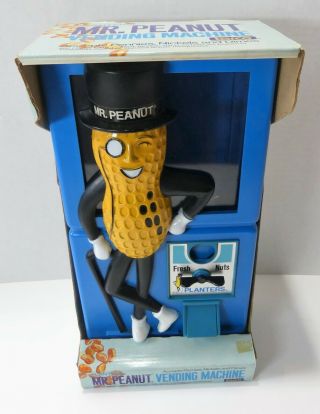 1978 Planters Mr.  Peanut Vending Machine - Made By Tarco - Mib